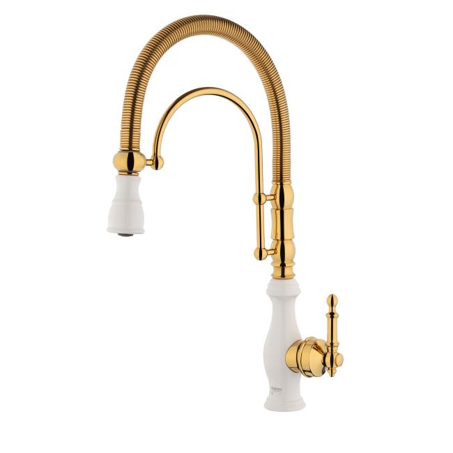 شیر ظرفشویی رزا سفیدطلا